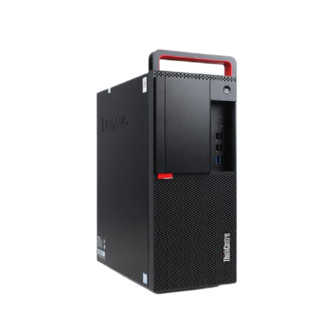 Lenovo 联想 ThinkCentre M720T 九代酷睿版 19.5英寸 商务台式机 黑色(酷睿i3-9100、核芯显卡、8GB、1TB HDD、风冷)