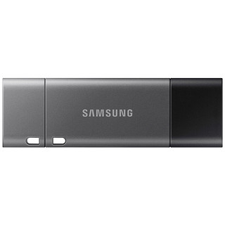 SAMSUNG 三星 DUO Plus USB 3.1 U盘 深灰色 256GB Type-C/USB双口