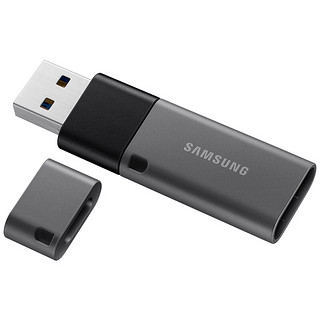 SAMSUNG 三星 DUO Plus USB 3.1 U盘 深灰色 64GB Type-C/USB双口