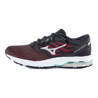 Mizuno 美津浓 Wave Prodigy 3 女子跑鞋 J1GD201038 黑色/红色 40