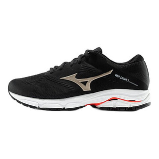 Mizuno 美津浓 Wave Equate 5 男子跑鞋 J1GC214842 黑白 46