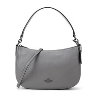 COACH 蔻驰 CHELSEA系列 女士皮革斜挎手提包 56819 DKHGR 灰色 中号