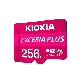 KIOXIA 铠侠 EXCERIA PLUS 极至光速系列 microSD存储卡 256GB（UHS-I、V30、U3）