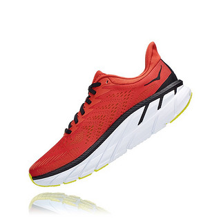 HOKA ONE ONE 克利夫顿系列 Clifton 7 男子跑鞋 1110508-CLBLC 辣椒红/黑色 42.5