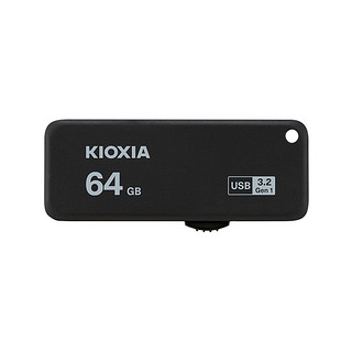 KIOXIA 铠侠 U365 随闪系列 USB 3.2 U盘 黑色 64GB USB