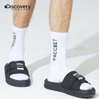 discovery expedition Discovery户外春夏新款男女拖鞋潮牌舒适简洁百搭沙滩鞋情侣拖鞋
