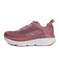 HOKA ONE ONE Bondi 6 女子跑鞋 1019270-HRLN 石楠粉 / 樱粉 41