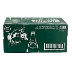perrier 巴黎水 天然矿泉水 330ml*24瓶