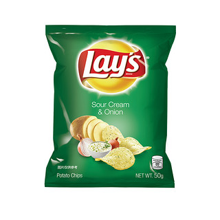 Lay's 乐事 薯片 酸奶油洋葱味 50g*3袋