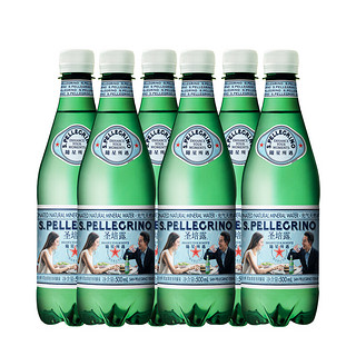 S.PELLEGRINO 圣培露 充气天然矿泉水 500ml*6瓶