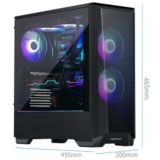 PHANTEKS 追风者 P360A RGB E-ATX机箱 半侧透 黑色