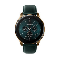 OnePlus 一加 Watch W301CN 钴金版 4G智能手表 46mm 墨绿表壳 墨绿橡胶表带（GPS、NFC、血氧）