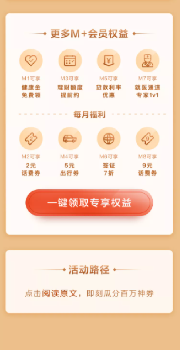 招商银行 M+超级会员日