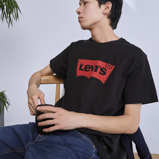 Levi's 李维斯 Logo Tee系列 男女款圆领短袖T恤 17783-0198