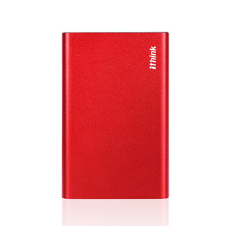 Ithink 埃森客 朗悦系列 USB3.0 2.5英寸移动硬盘 1TB 磨砂红