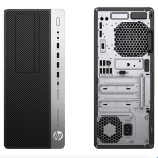 HP 惠普 ELITEDESK 880 G3 23.8英寸 台式机 黑色(酷睿i5-7500、核芯显卡、8GB、128GB SSD+1TB HDD、风冷)