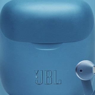 JBL 杰宝 T220TWS 半入耳式真无线蓝牙耳机 海洋蓝