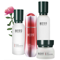 INOHERB 相宜本草 ` 红景天莹亮美肌套装(精华液+水+乳+眼霜+洁面)新老包装随机发