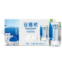 yili 伊利 安慕希 原味酸奶205g*16盒/箱