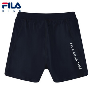 FILA KIDS斐乐儿童短裤2021夏季新款中大童男童运动时尚宽松泳裤 RD宝蓝-NV 165cm