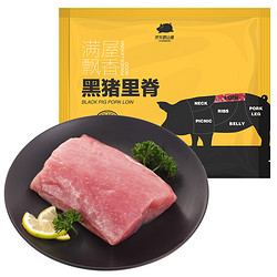 京东跑山猪 黑猪肉里脊肉 400g