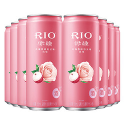 RIO 锐澳 预调鸡尾酒 玫瑰荔枝味 3度 330ml*8罐