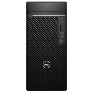 DELL 戴尔 OptiPlex 7080MT 十代酷睿版 商务台式机 黑色 (酷睿i5-10500、R5 430、8GB、128GB SSD+1TB HDD、风冷)