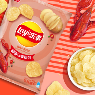 Lay's 乐事 薯片 香辣小龙虾味 135g