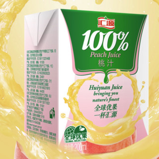 汇源 100%桃汁 200ml*12盒