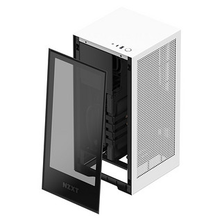 NZXT 恩杰 H1 ITX机箱 半侧透 含电源 650W 白色