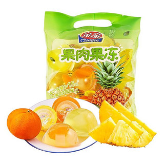 Qinqin 亲亲 果肉果冻 橘子菠萝口味 520g