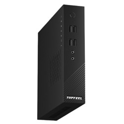 topfeel 极夜 T68M Pro迷你台式机电脑工控小主机商务办公(i7-7700 16G 128固态 1T机械 双网口/串口三年上门)