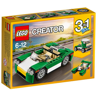 LEGO 乐高 Creator3合1创意百变系列 31056 绿色敞篷车