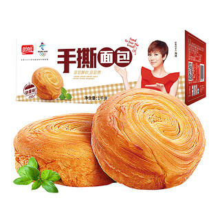 PANPAN FOODS 盼盼 手撕面包 奶香味 1kg