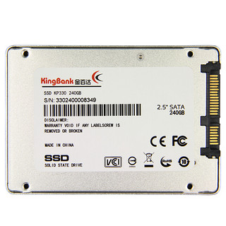 KINGBANK 金百达 KP330 SATA 固态硬盘 240GB（SATA3.0）