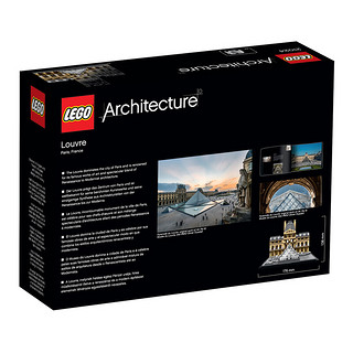 LEGO 乐高 Architecture建筑系列 21024 法国卢浮宫