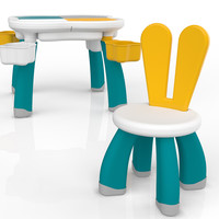 万高 60099 萌兔学习桌拼装