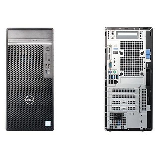 DELL 戴尔 OptiPlex 7080MT 十代酷睿版 商务台式机 黑色 (酷睿i9-10900k、RTX 4000 8G、32GB、512GB SSD+2TB HDD、风冷)