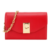 CELINE 思琳 女士皮革链条单肩包 10C543 BLJ