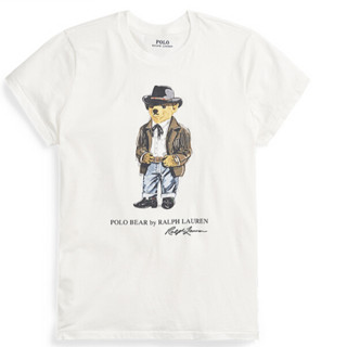 RALPH LAUREN 拉尔夫·劳伦 女士圆领短袖T恤 WMPOKNINN820456 白色 M