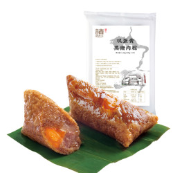 诸老大 双蛋黄黑猪肉速冻粽子  200g*6只