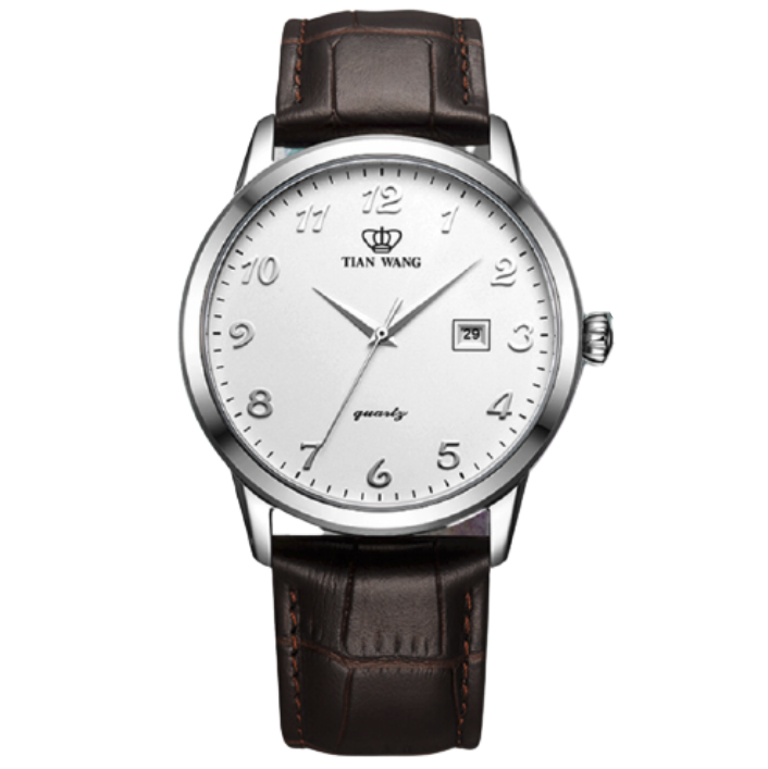 tian wang 天王 沧海系列 41毫米石英腕表 gs3886s/d-a