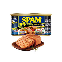 SPAM 世棒 午餐肉罐头 黑椒口味 198g