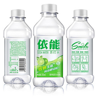 yineng 依能 苏打水饮料 青柠味 350ml*15瓶