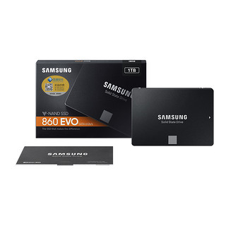 SAMSUNG 三星 860 EVO SATA 固态硬盘 1TB（SATA3.0）