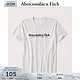 Abercrombie & Fitch Abercrombie＆Fitch男装 刺绣Logo红色多色短袖T恤 307644-1 AF
