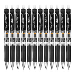 晨光 EN-GEL系列 K-35 按动中性笔 黑色 0.5mm 12支装