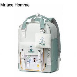 Mr.ace Homme 日系环保双肩包男潮 环保系列  MR20D2092B 520真心好礼