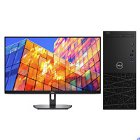 DELL 戴尔 成铭 3980M 八代酷睿版 27英寸 商务台式机 黑色 (酷睿i5-8500、GTX 1060、8GB、128GB SSD+1TB HDD、风冷)