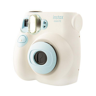 INSTAX mini 7C 拍立得（62*46mm）水蓝色套装 含10张胶片